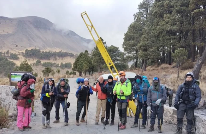 Revelan última foto de alpinistas antes de desaparecer en el Pico de Orizaba