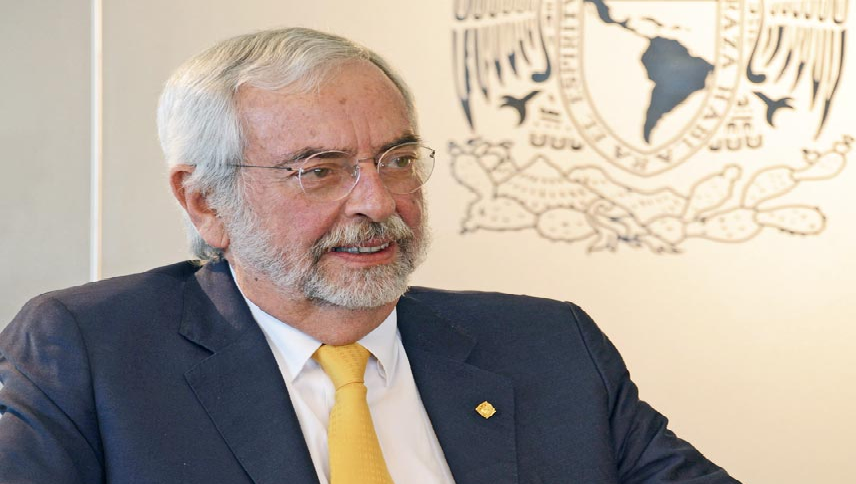 Graue Wiechers, rector de la UNAM defendió este lunes la educación que se imparte