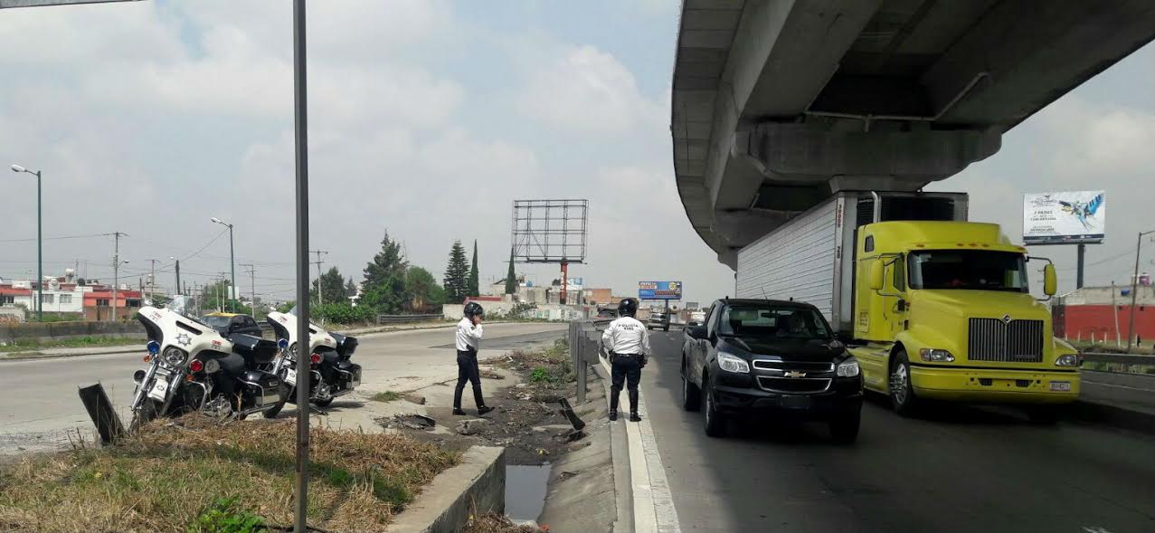 Implementan operativo de vigilancia en la autopista Puebla-Tehuacán