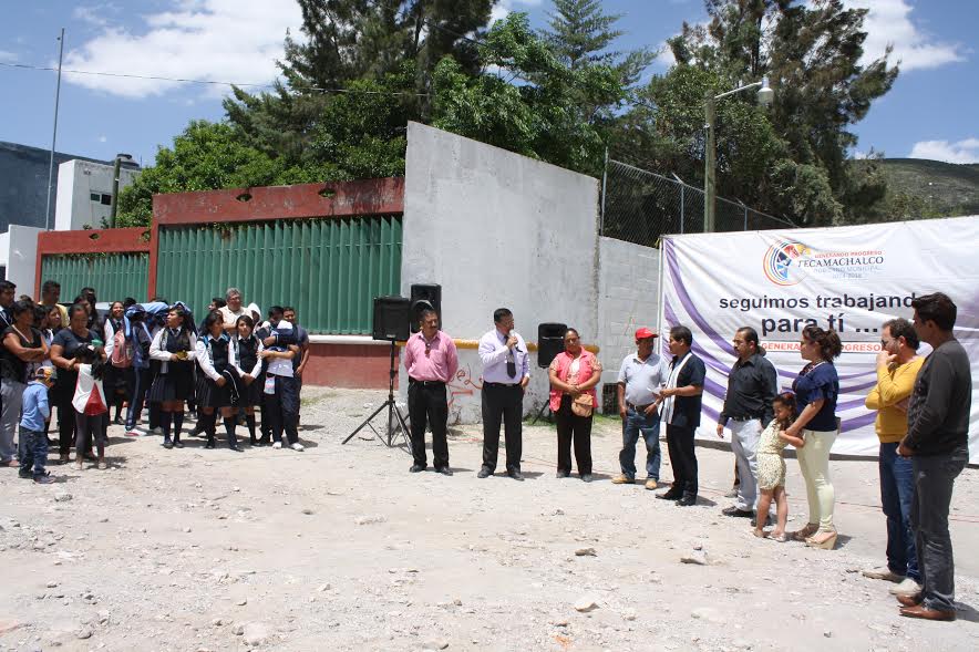 Realizan obras de infraestructura en San José Tecamachalco