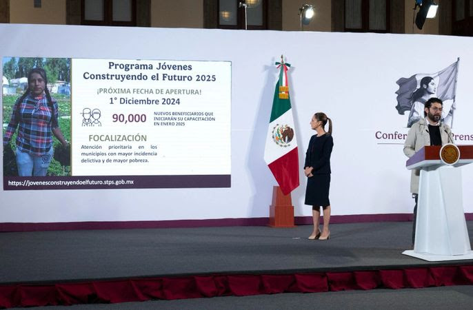 Inicia 1 de diciembre inscripción al programa Jóvenes Construyendo el Futuro 2025