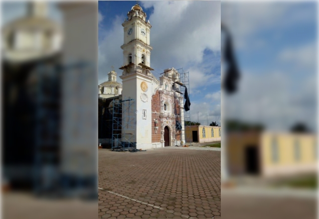Reparan 4 templos dañados por el sismo del 19S en Chiautzingo