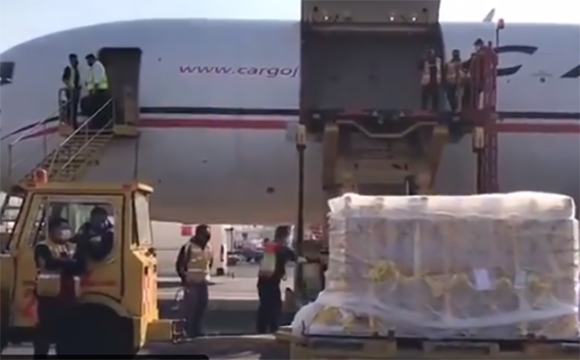 Esta mañana arriban 585 mil vacunas Covid de Pfizer