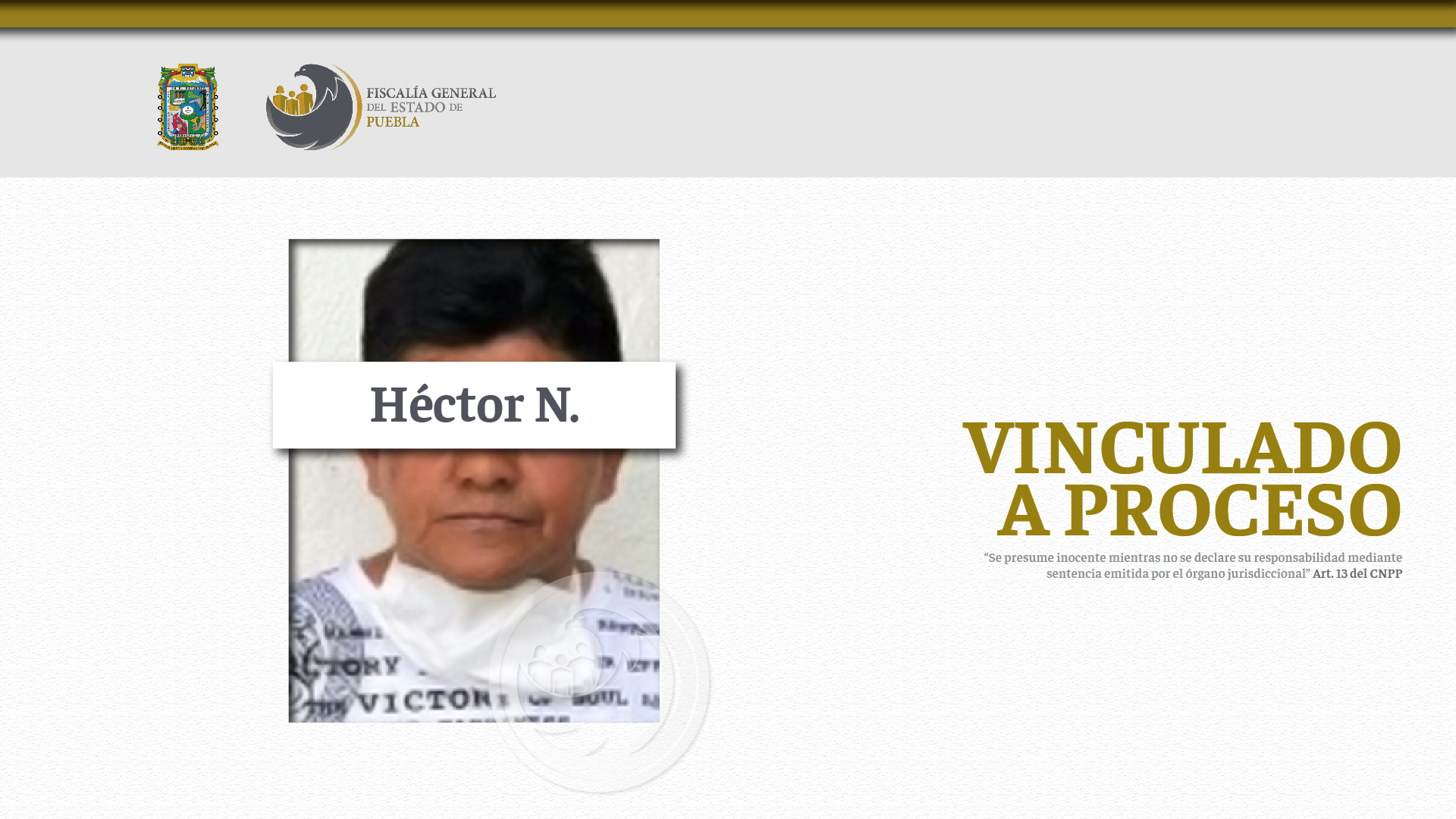 FGE obtiene vinculación a El Flaco por posesión de arma y droga en Puebla