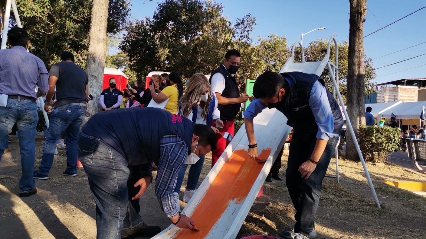 Vecinos de La Libertad se suman a jornada Contigo y con Rumbo en Puebla