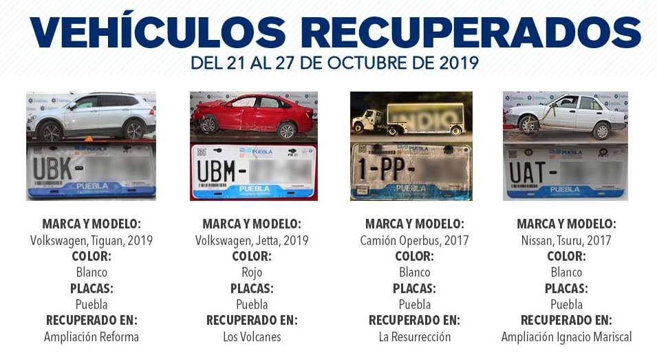 Decomisan 16 vehículos, busca el tuyo si fue robado