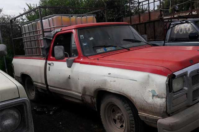 Aseguran 32 vehículos utilizados por huachicoleros en Palmar de Bravo
