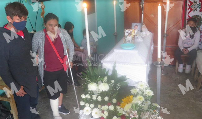 Velan a Jesús, asesinado a golpes en Totimehuacan; familia descarta crimen pasional