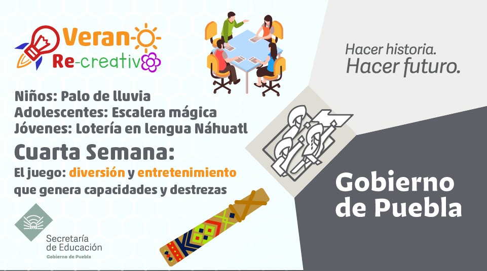 Más de 15 mil niños visitan la página Verano Re-creativo de la SEP Puebla