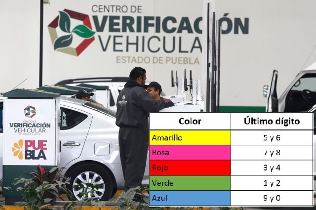 Cambian calendario de verificación del segundo semestre en Puebla