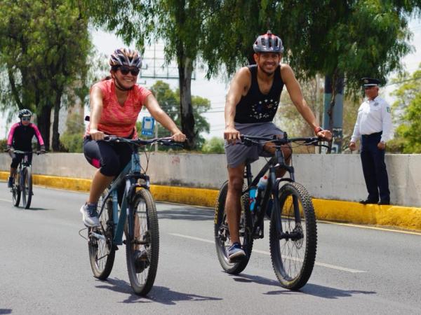 Más de 5 mil personas disfrutan avenidas metropolitanas con la Mediante Vía Recreativa