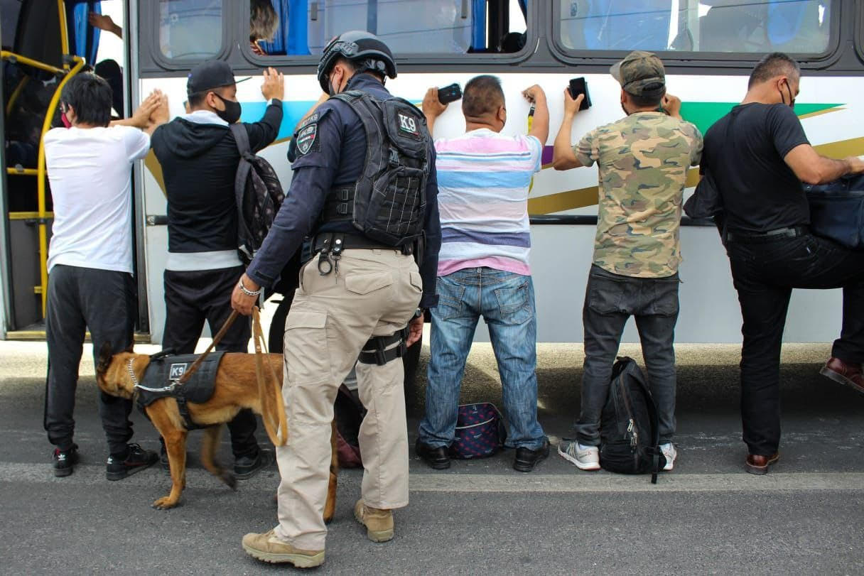 Realizan operativo en Vía Corta a Santa Ana