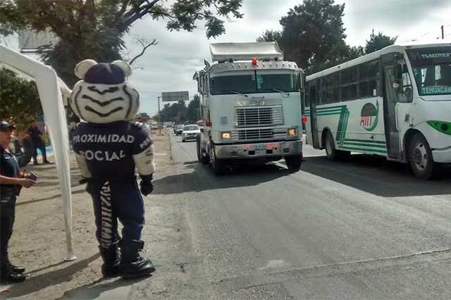 Instrumentan en Tehuacán el operativo Viaje Seguro