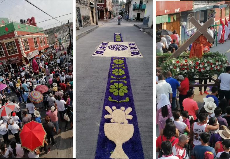 Así se viven los viacrucis en la región de Izúcar  