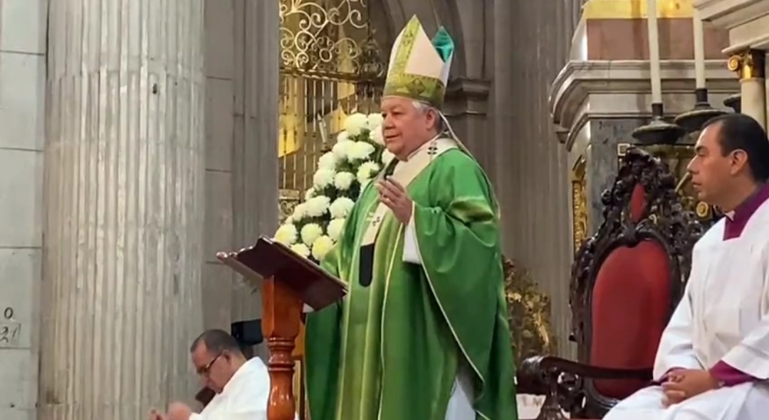 Llama arzobispo de Puebla a recuperar valores para frenar la violencia 