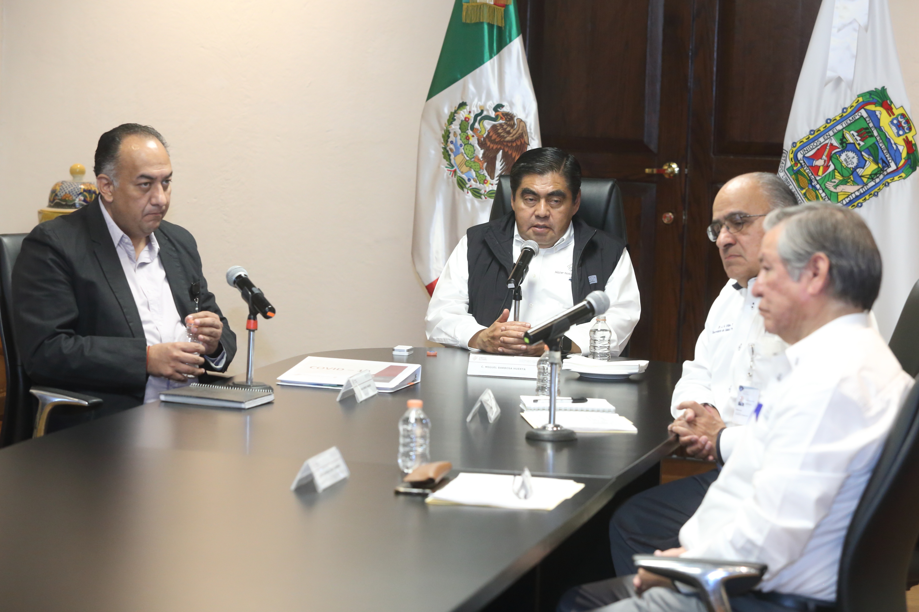 Asume Puebla nuevas medidas federales por covid- 19: Barbosa