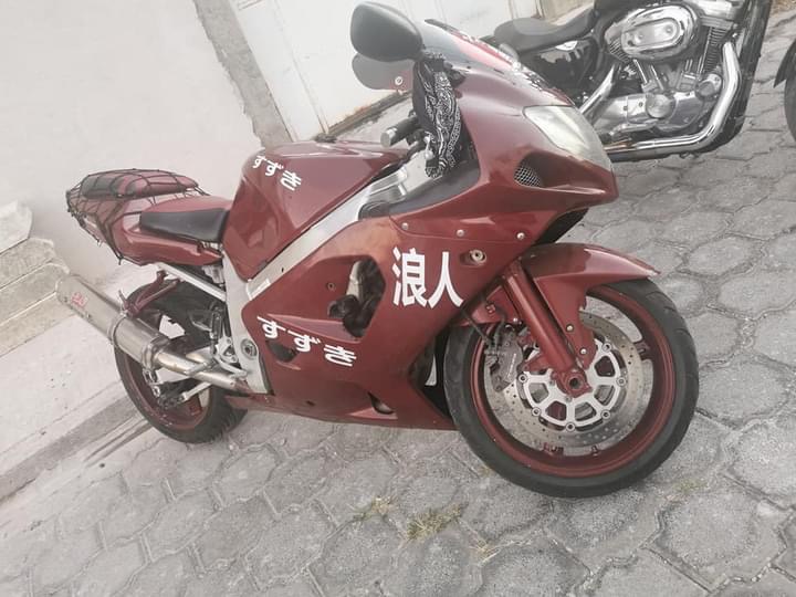 Atrapan a menor de edad montado en moto robada en Atlixco