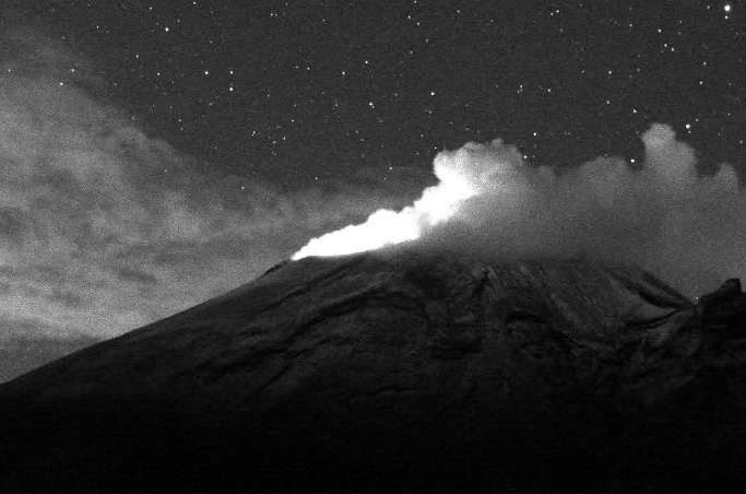 Popocatépetl registra 831 minutos de tremor