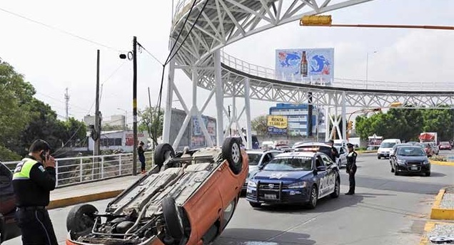 Conoce las 15 vialidades con más accidentes en la capital