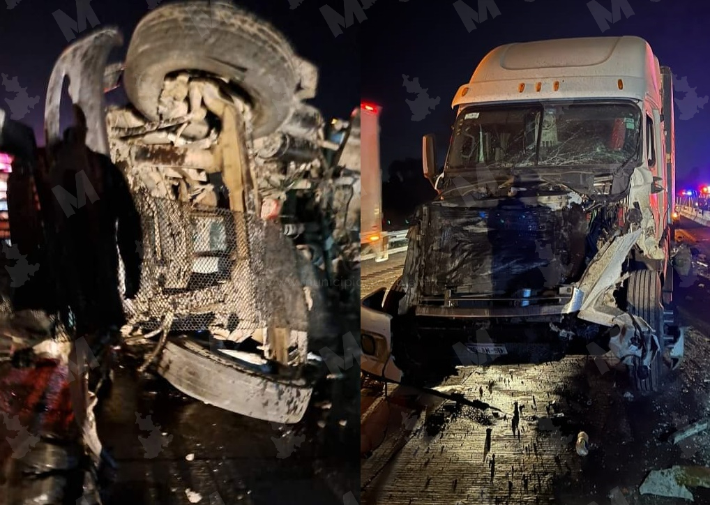 Cierran la Puebla-Orizaba por choque de camiones en Acatzingo