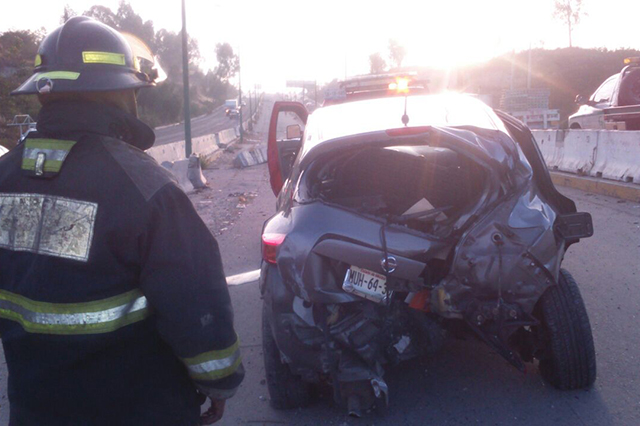 Carambola en el periférico deja cuánticos daños materiales