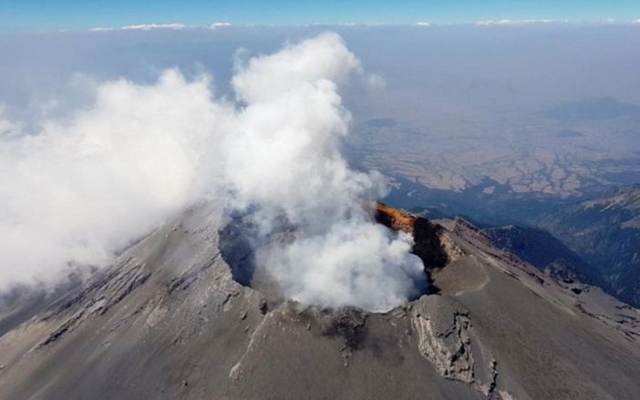 Cenapred registra 180 minutos de tremor en el Popocatépetl