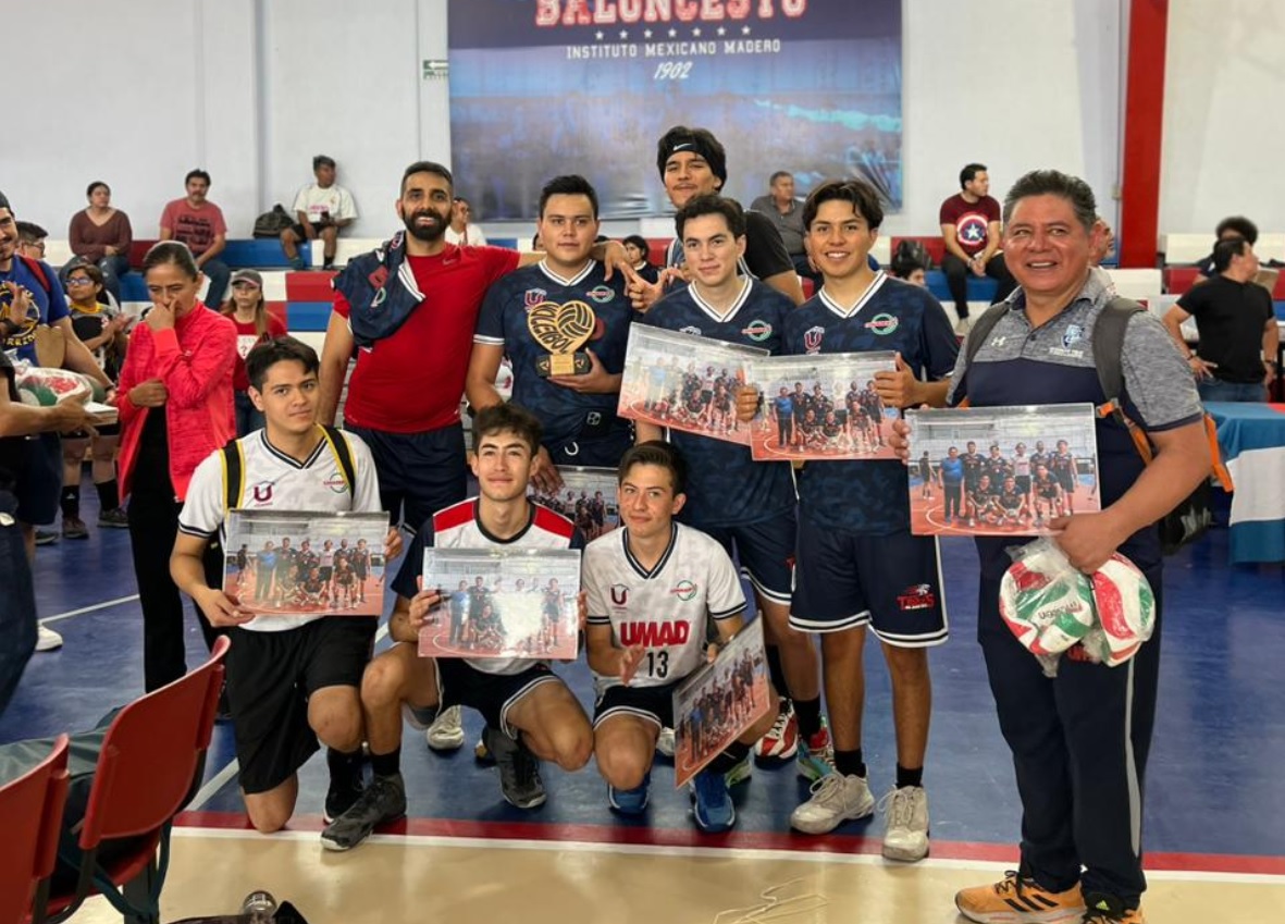 Tigres Blancos UMAD, campeones de la Liga Municipal de voleibol