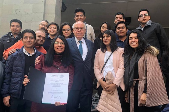 Reconocen a BUAP en Premio Nacional de Acción Solidaria