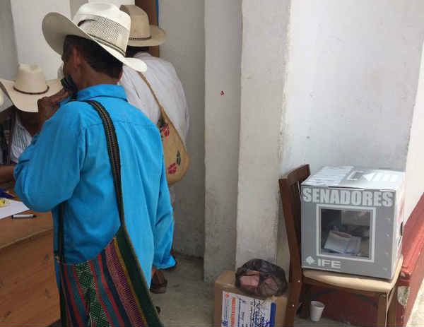En calma transcurren votaciones del PAN en la región de Cuetzalan 