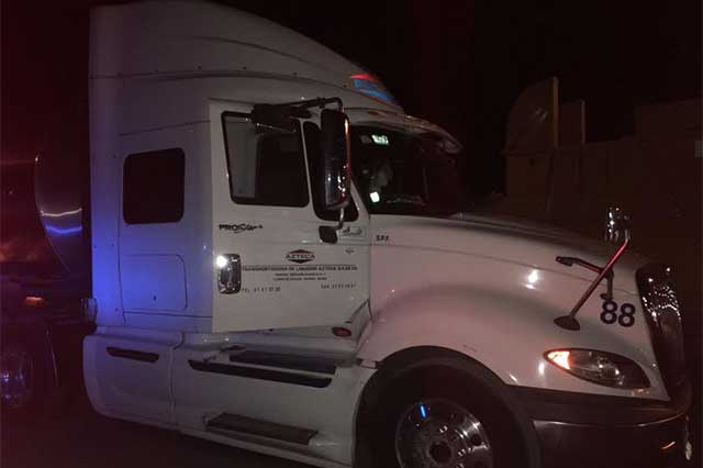Vuelca camión en la Autopista Puebla Córdoba