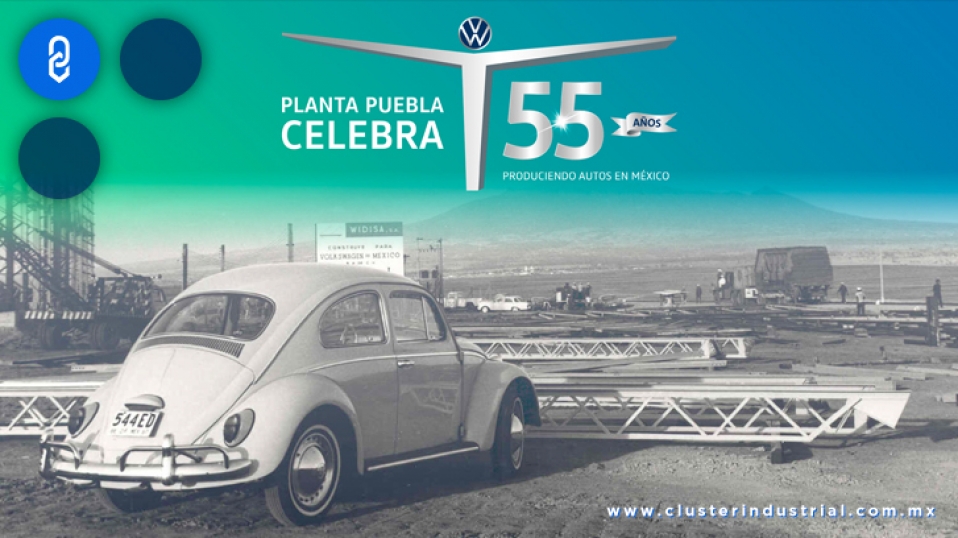 Cumple Volkswagen 55 años de haberse instalado en Puebla