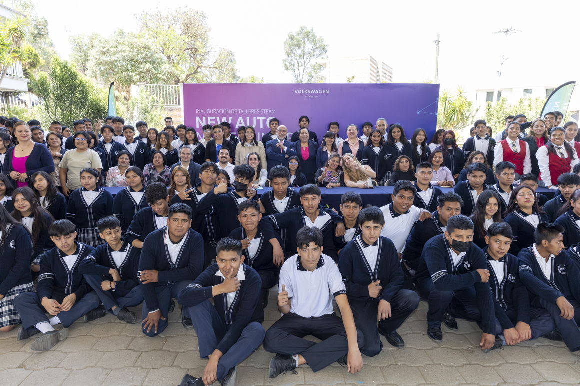VW México invierte 1.8 mdp en talleres para estudiantes en Puebla