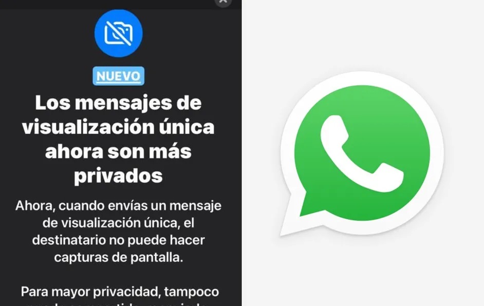 Ya no podrás hacer captura de pantalla en visualización única de WhatsApp