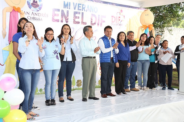 Inaugura el DIF Municipal de San Andrés Cholula un curso de verano