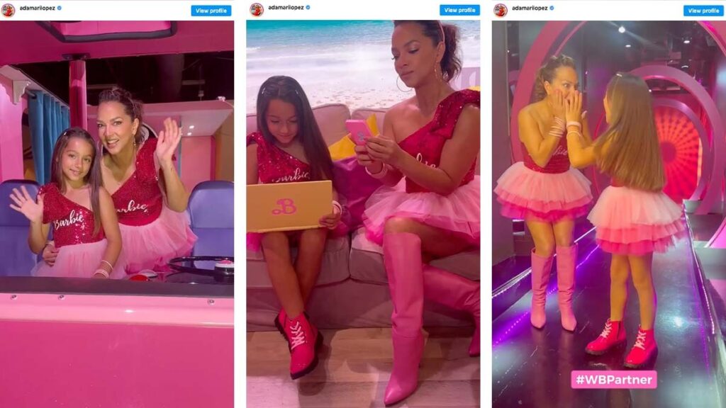 VIDEO Adamari López y su hija se visten de Barbie