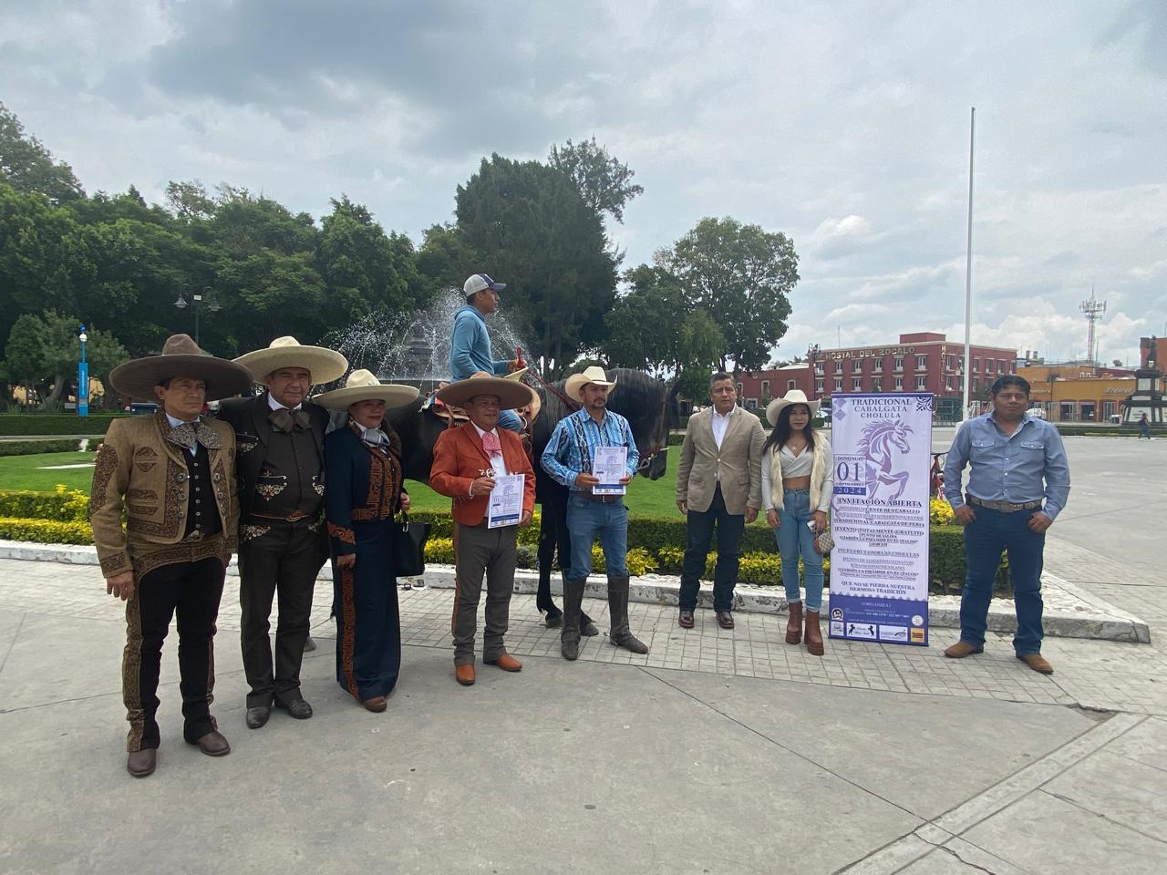 Charros de las Cholulas realizarán Caravana Patria