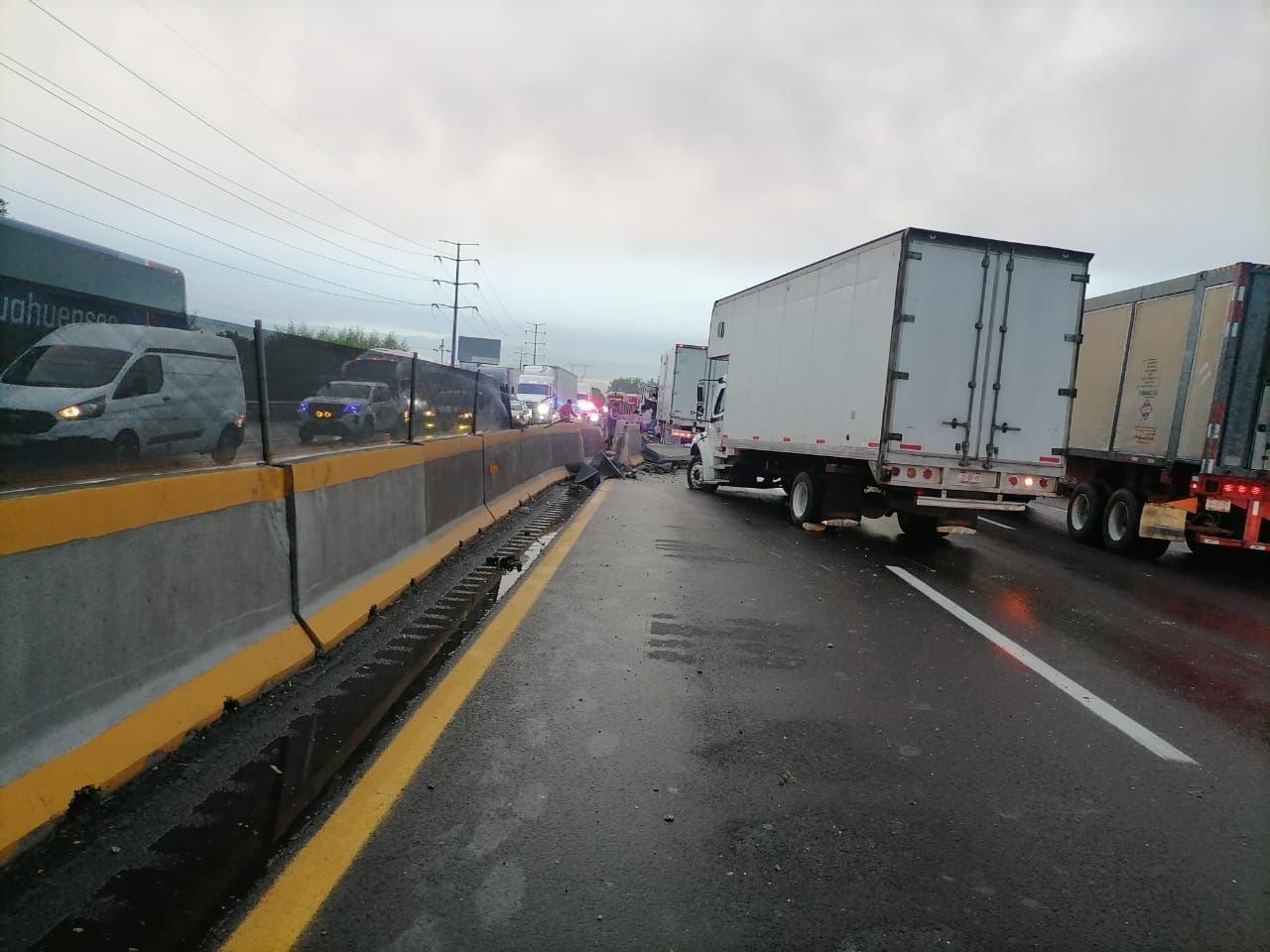 Se registra con carga vehicular intensa en la México–Puebla a la altura de Xoxtla