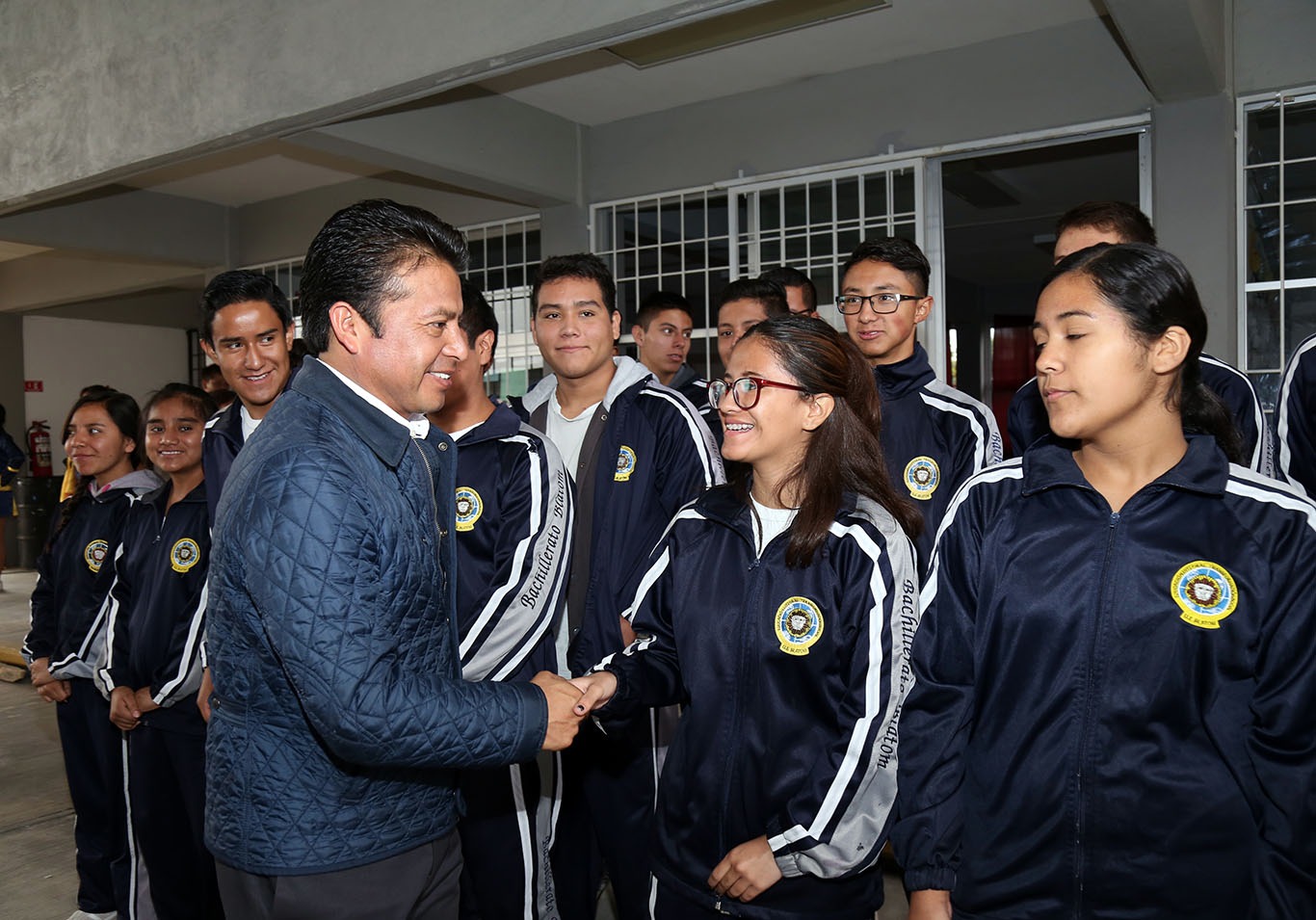 Inicia Paisano Arias la construcción de aulas en bachillerato de San Andrés Cholula