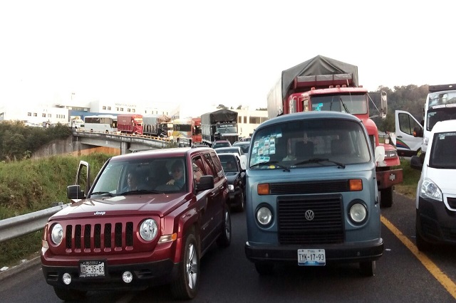 Transportistas retira protesta de Atempan por alza de combustible