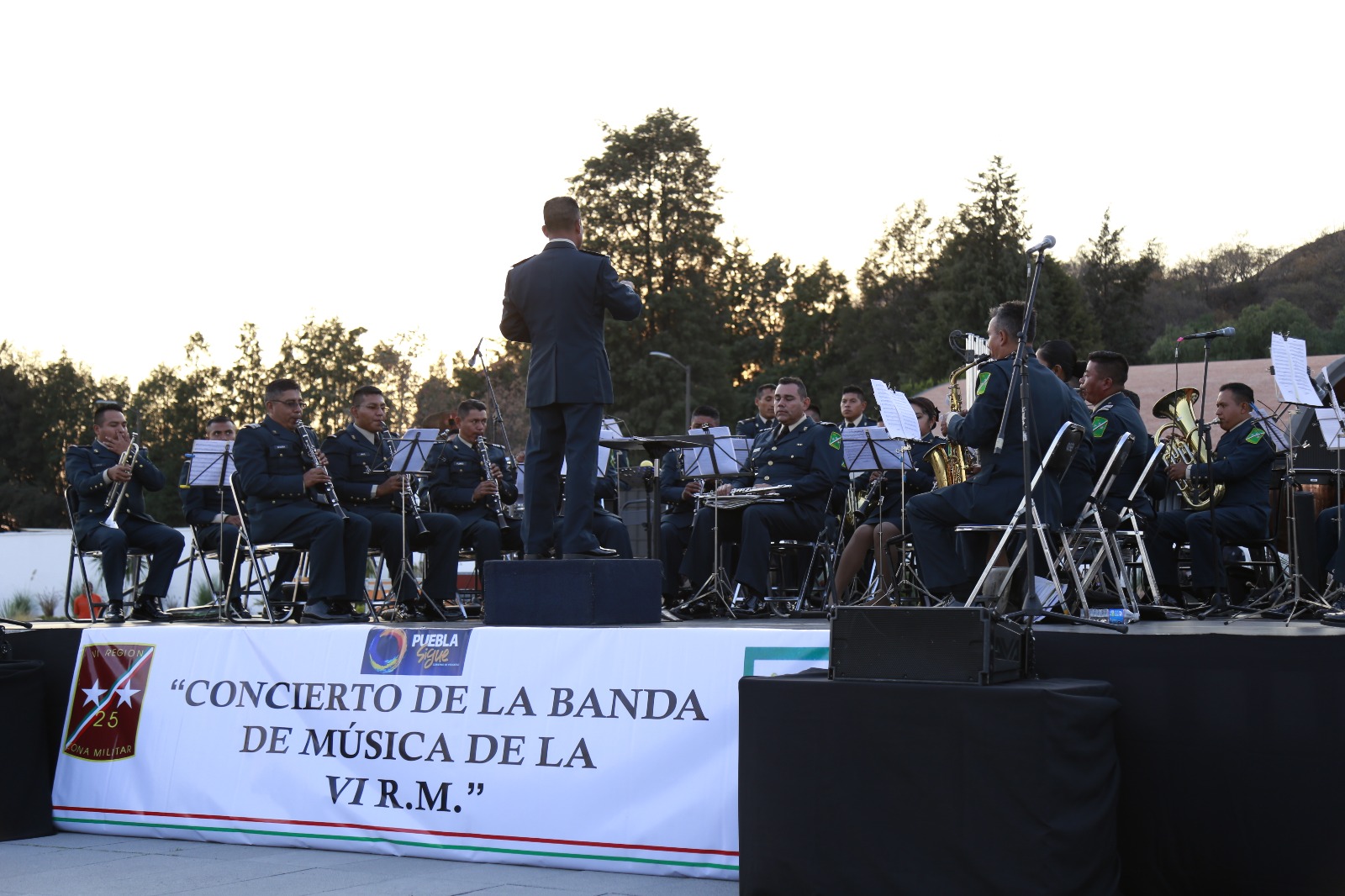Se presenta en San Andrés la banda de la VI Región Militar