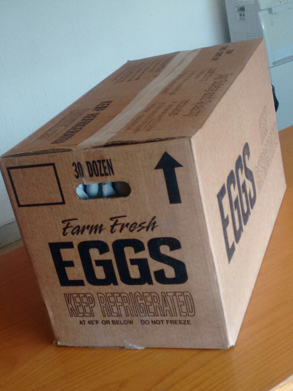 Denuncian ingreso de huevo en mal estado procedente de EE.UU.