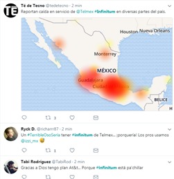 Sin servicio Telmex, ni Telcel se cae la red de Infinitum en el país