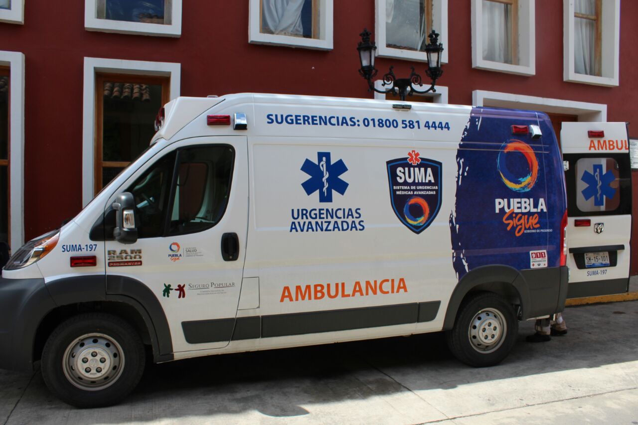 Adquiere Zacapoaxtla nueva ambulancia del SUMA 