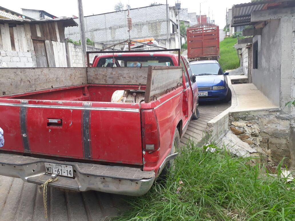 Capturan a presunto ladrón de camioneta en Huauchinango