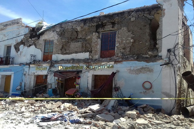 Registran daños 19 municipios de Puebla por temblor 