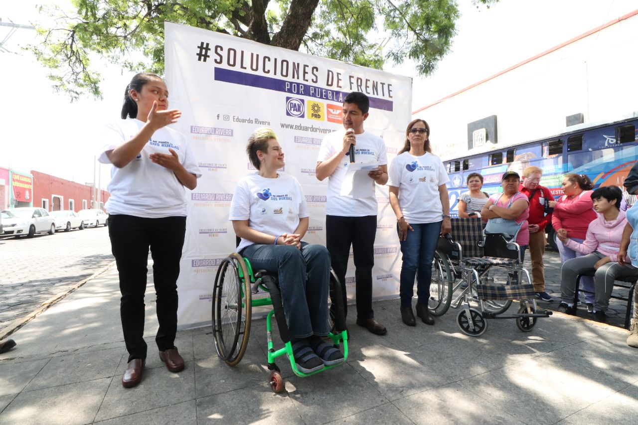 Propone Eduardo Rivera una Puebla libre de obstáculos