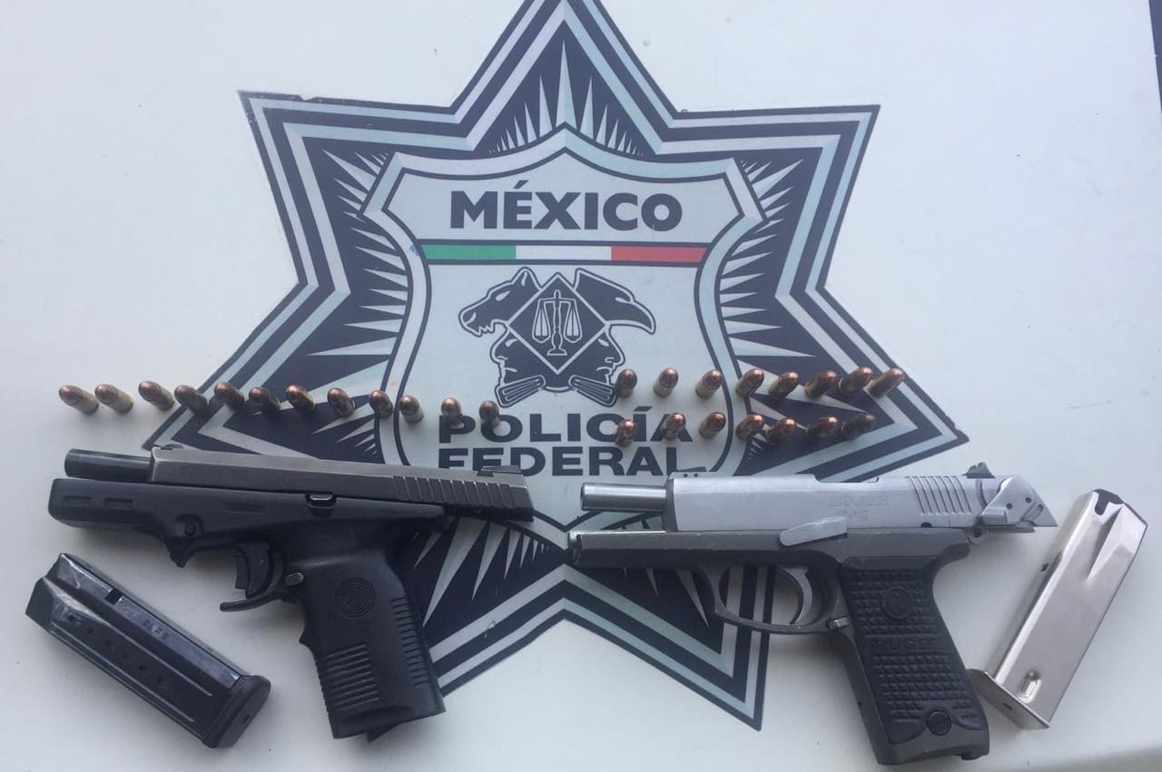 Detienen a 2 sujetos con armas de fuego en Tepeaca