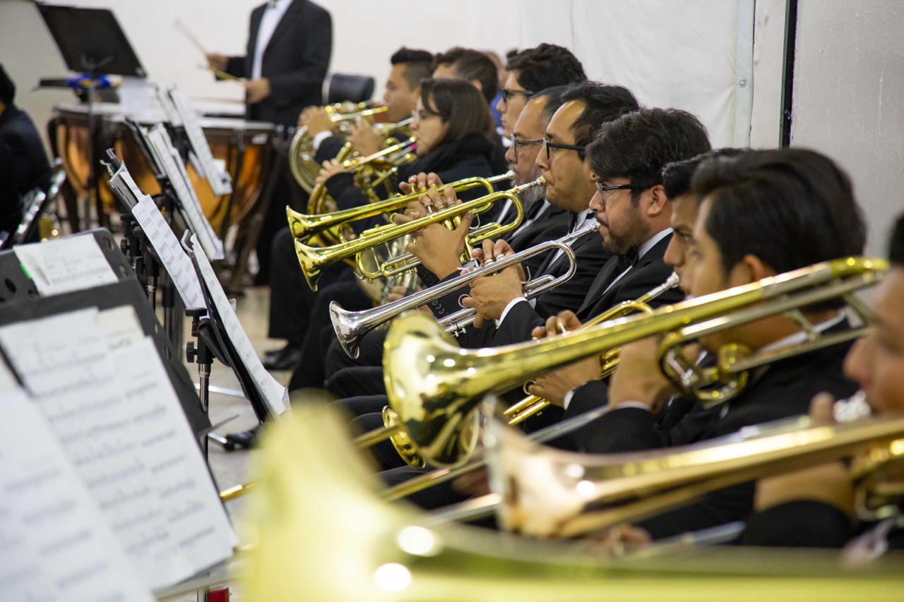Un éxito concierto de Filarmónica 5 de Mayo en Zacatlán