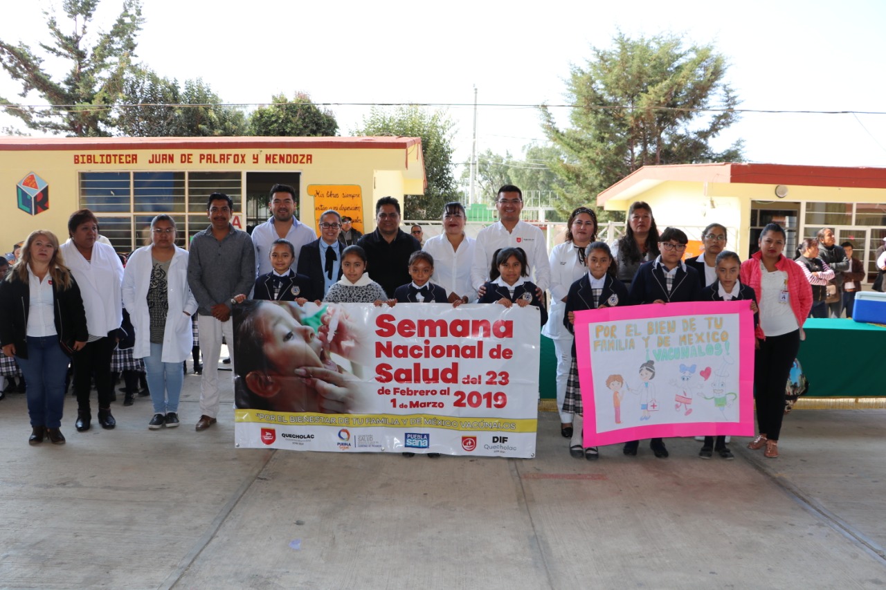 Aplicarán vacunas gratuitas contra la polio en Quecholac