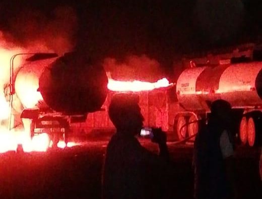 VIDEO Explosión de contenedor deja un herido en Chachapa